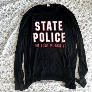 State police running shirt